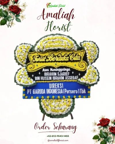 Papan Bunga Duka di Sario Utara