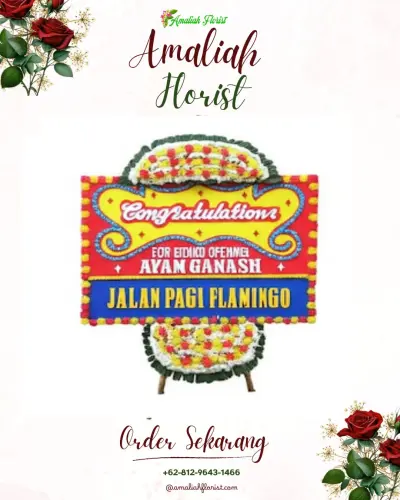 Bunga Papan Congratulation di Sario Utara